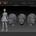 Zbrush Female基礎スカルプティングコース